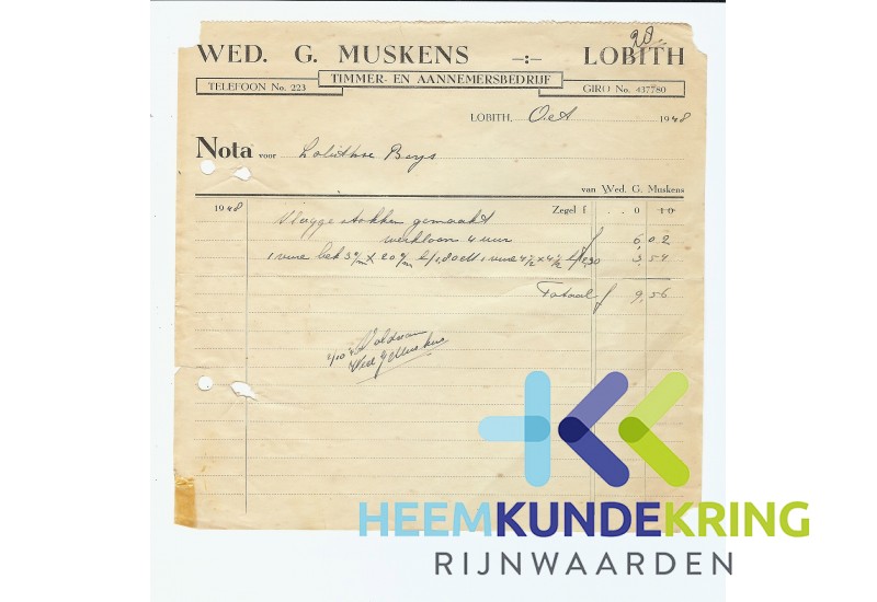 Nota L.Boys -Muskuns 1948